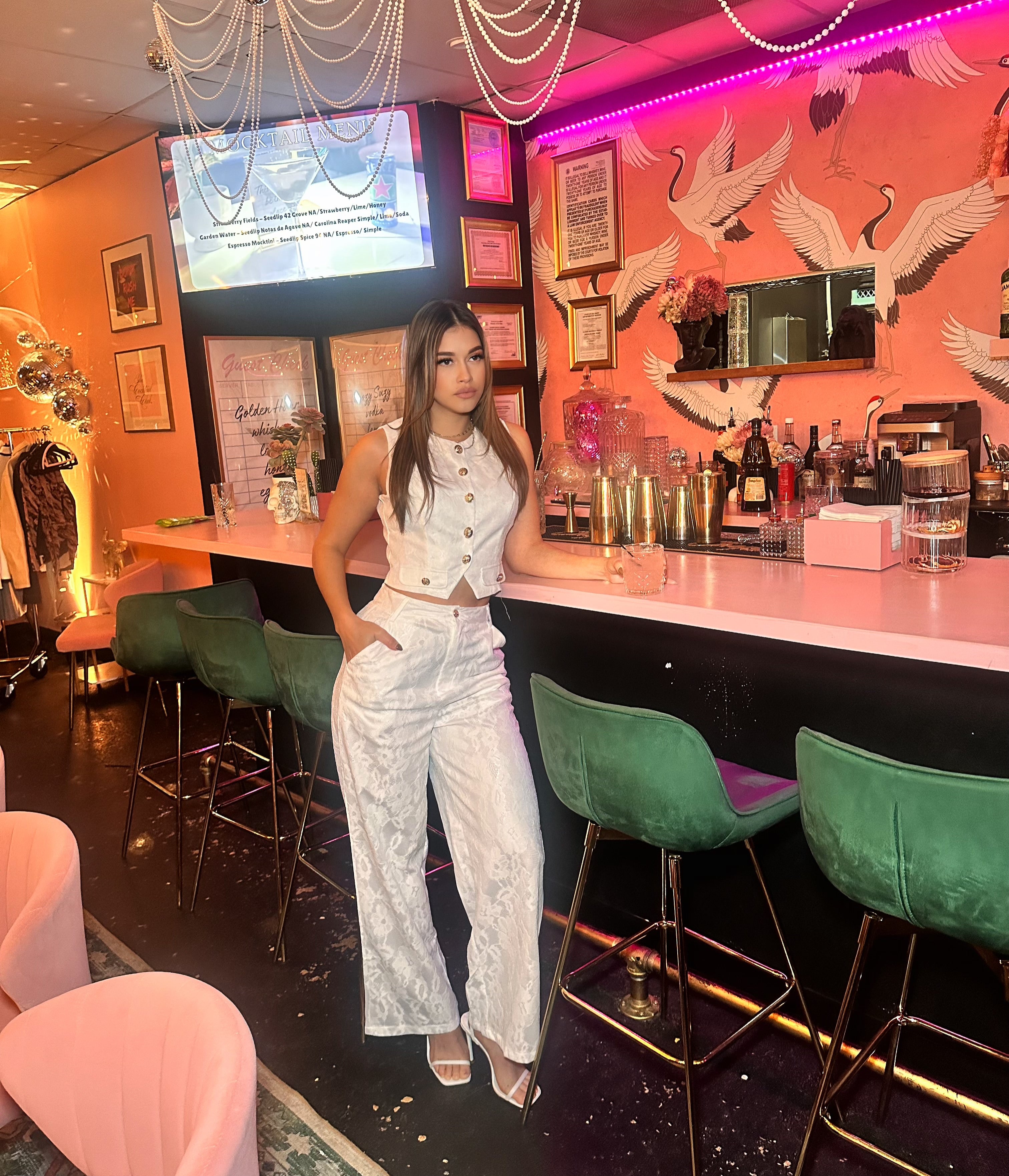 Amalia set Encaje/chaleco